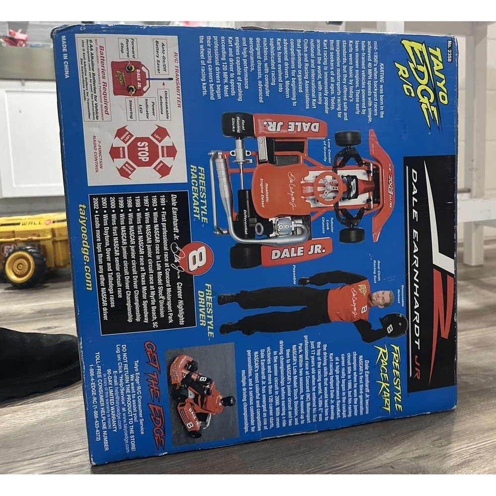 Taiyo Edge R/C Freestyle Racing Kart Dale Earnhardt Jr. Brand New Sealed - Picture 4 of 4